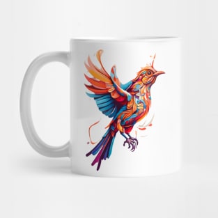 Ascendancy: A Psychedelic Bird's Cosmic Voyage Mug